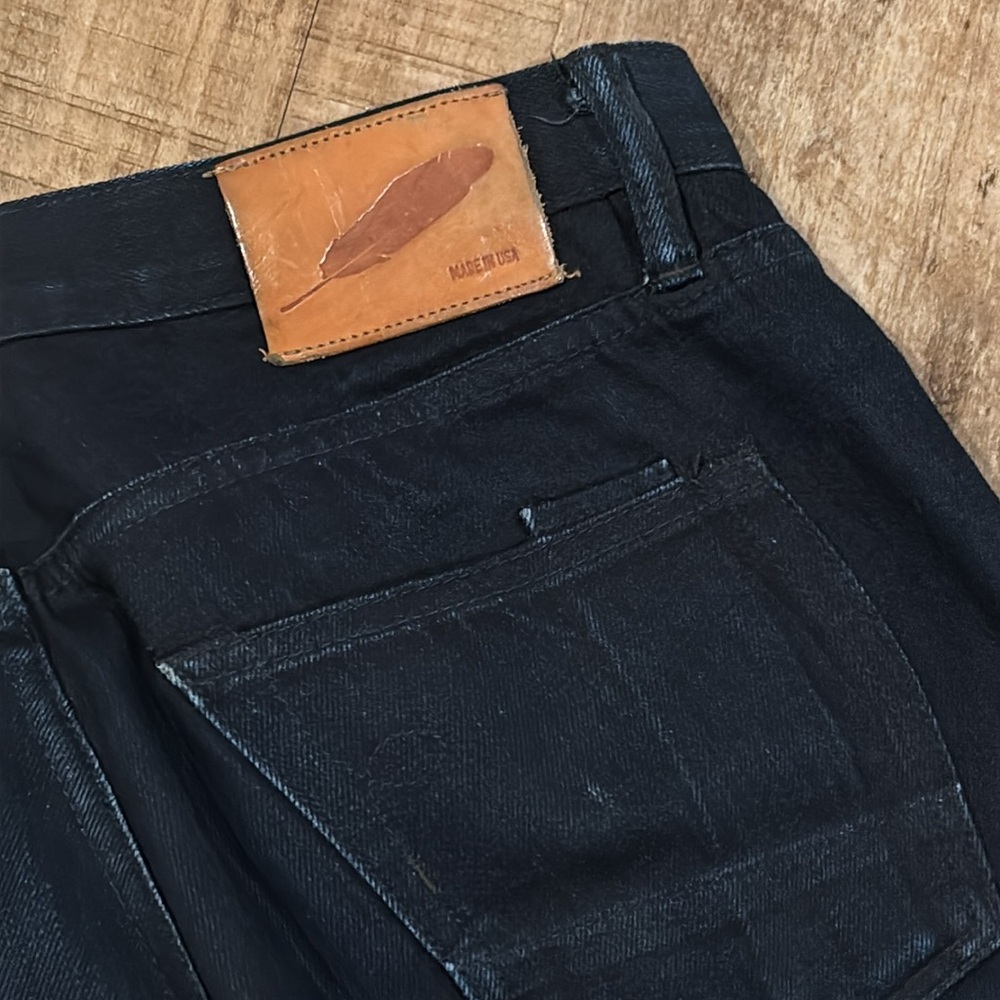 ROGUE TERRITORY RGT SK SKINNY LEG 15oz Indigo Wash Selvedge Denim Jeans - Picture 5 of 8